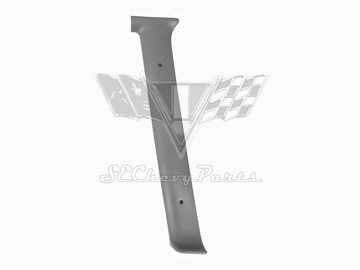 1965-1966 Chevy Bel Air 2-Door Sedan Quarter Window Inner Garnish Molding LEFT